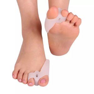 1 Pair Bunion Corrector Gel Toe Straightener Toe Separator Silicone Toe Spacer